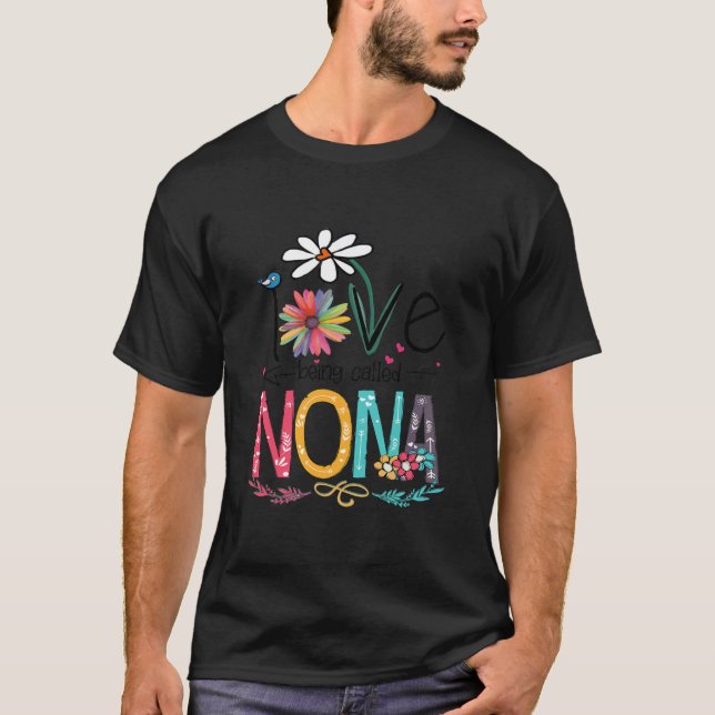 I Love Being Called Nonna Sunflower Shirt  (Vorderseite)
