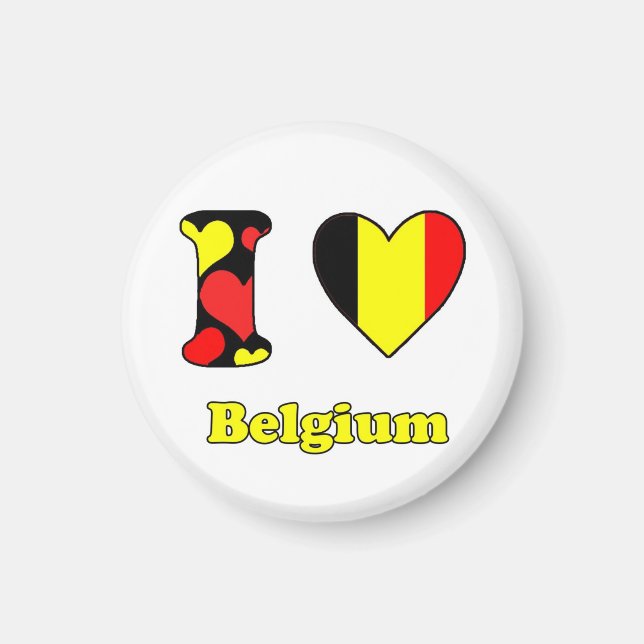 I love Belgium magnet (Vorne)