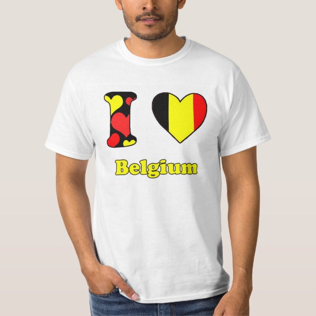 I love Belgium T-Shirt (Vorderseite)
