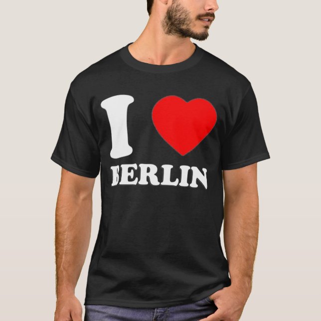 I LOVE BERLIN 3D T-Shirt (Vorderseite)
