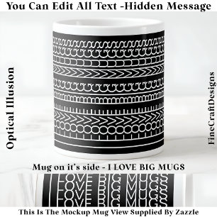 I Love Big Mugs Message caché, Citation personnali