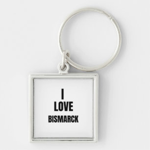 I LOVE BISMARCK SCHLÜSSELANHÄNGER