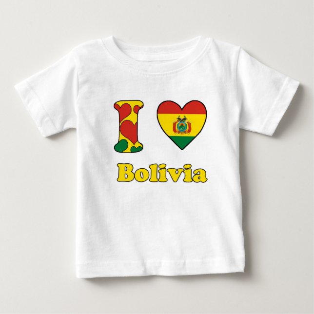 I love Bolivia Baby T-shirt (Vorderseite)