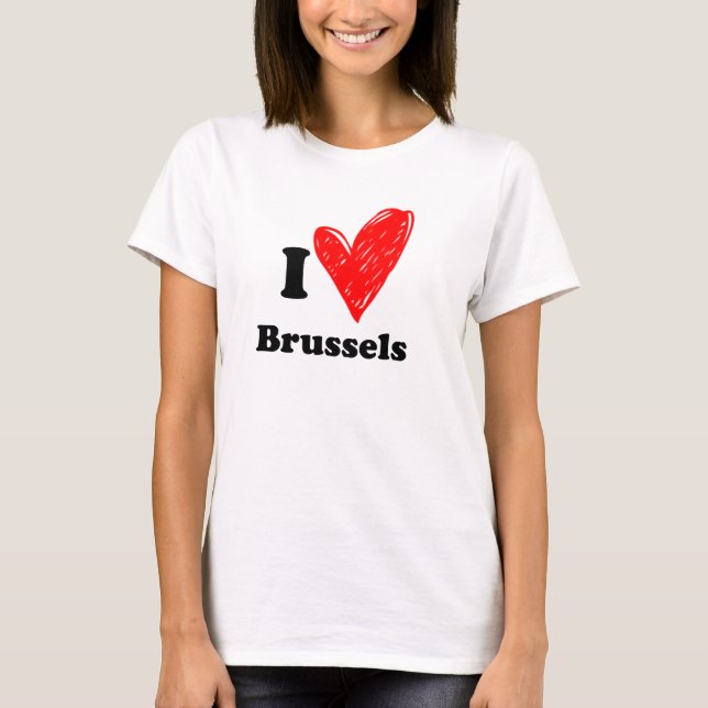 I love Brussels T-Shirt (Vorderseite)