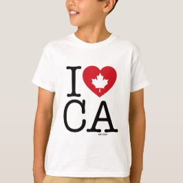 I Love CA | J'aime le T-shirt sur mesure pour enfa