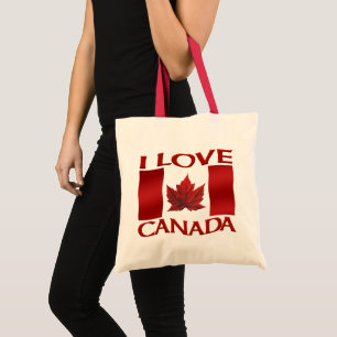 I Love Canada Sacs fourre-tout Custom I Love Canad