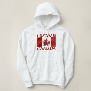 I Love Canada Sweat - shirt à capuche Femme Canada