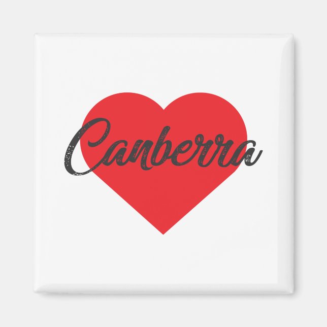 I Love Canberra - Australia Magnet (Vorne)