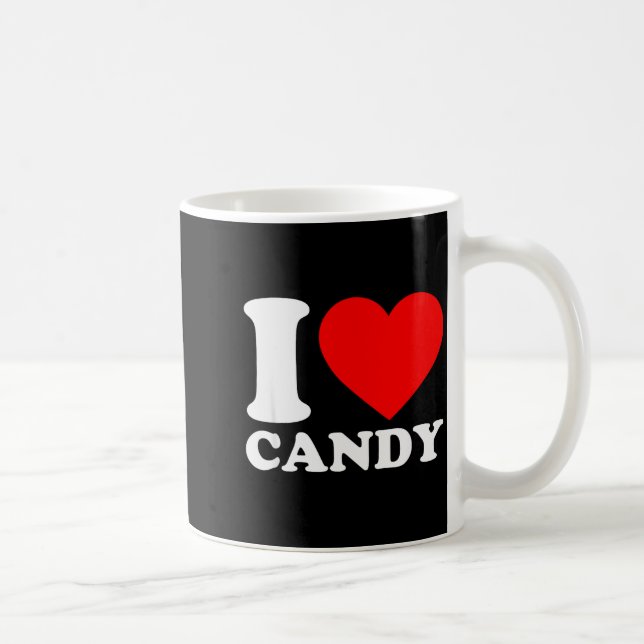 I Love Candy  Kaffeetasse (Rechts)