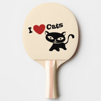 I Love Cat Tischtennis Schläger