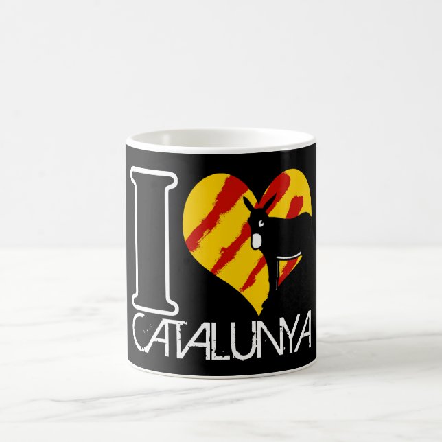 I Love Catalunya Kaffeetasse (Mittel)