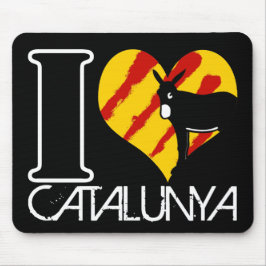 I Love Catalunya Mousepad