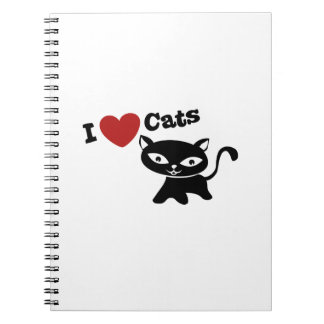 I love cats notizblock