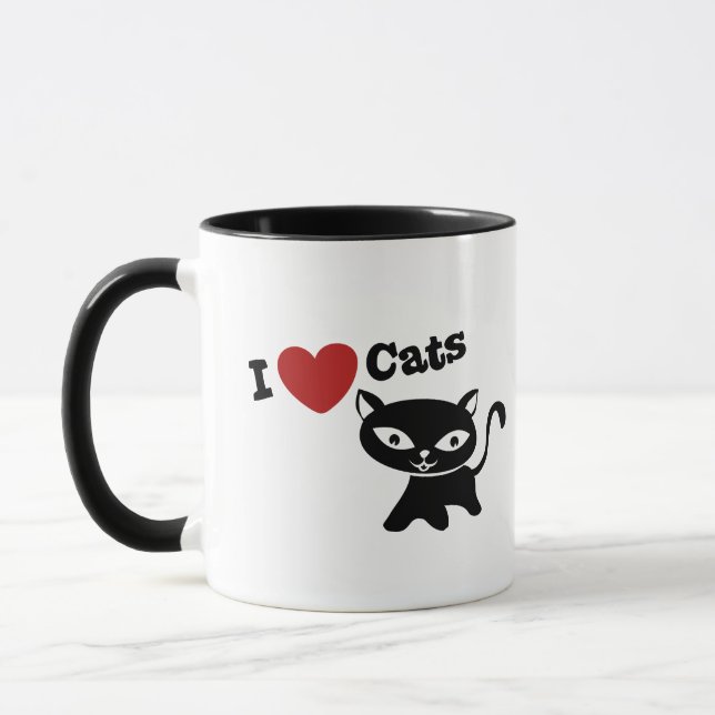 I love cats tasse (Links)