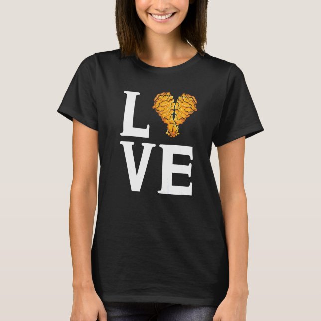 I Love Chicken Wings  Wings T-Shirt (Vorderseite)