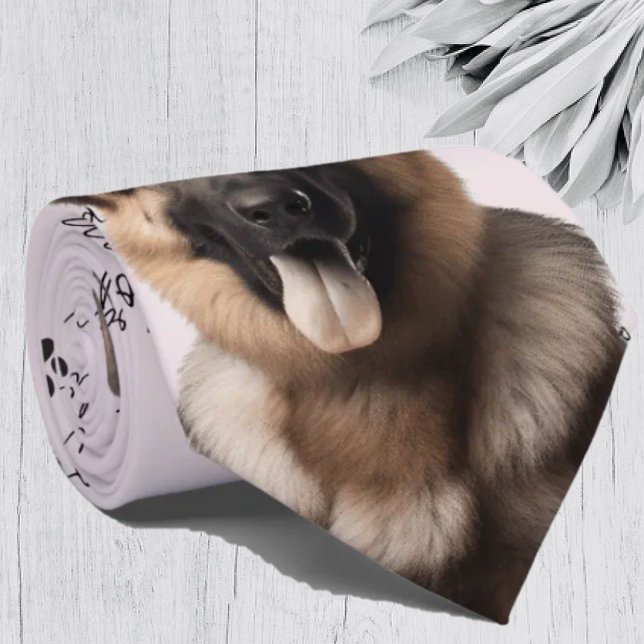 I Love Chiens Allemand Berger Cravate (Créateur téléchargé)