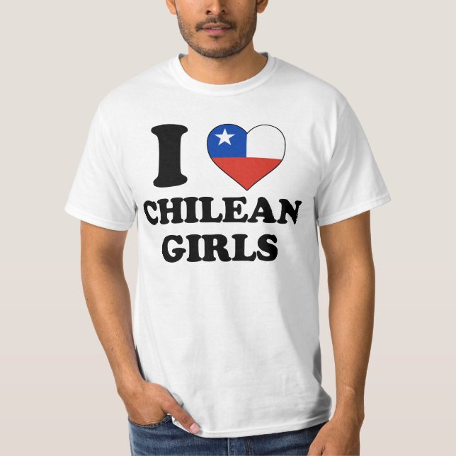 I love Chilean Girls T-Shirt (Vorderseite)
