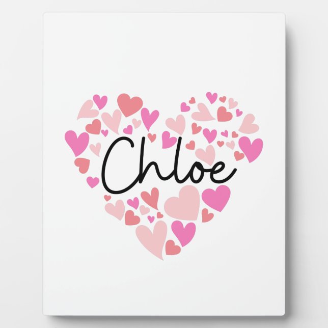 I love Chloe Fotoplatte (Vorderseite)