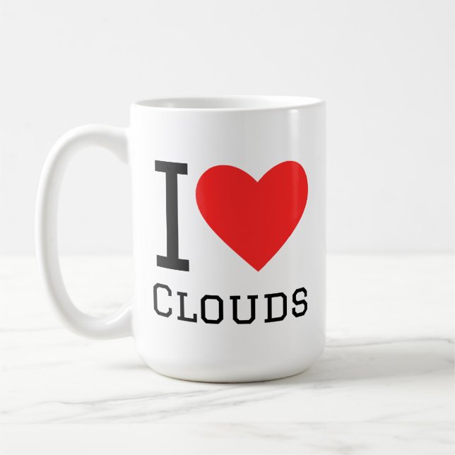 I love clouds kaffeetasse (Links)