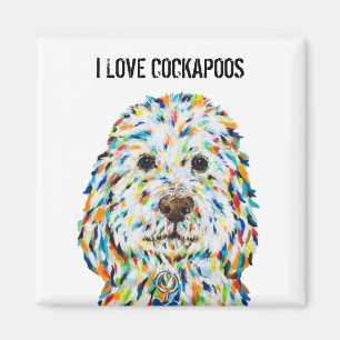 I Love Cockapoos Magnet
