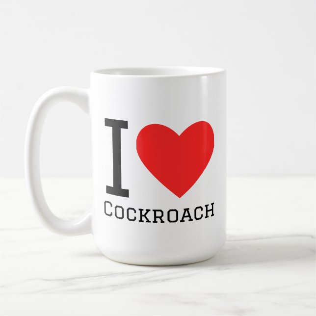 I love cockroach kaffeetasse (Links)