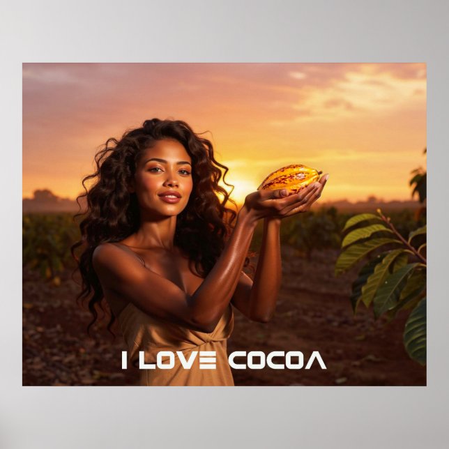 I LOVE COCOA POSTER (Vorne)