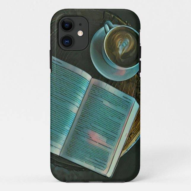 I love coffee and books Case-Mate iPhone hülle (Rückseite)