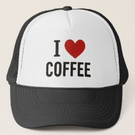 I Love Coffee Cap. Truckerkappe