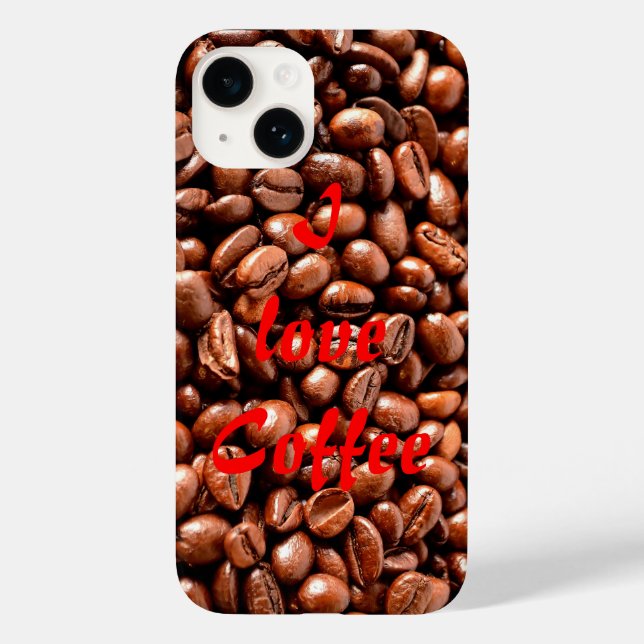 I love Coffee Case-Mate iPhone Hülle (Rückseite)