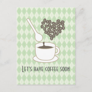 I love Coffee Postkarte