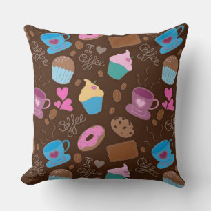 I Love Coffee Sweets & Traitements Jeter Oreiller