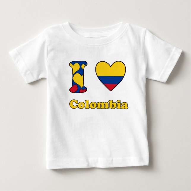 I love Colombia Baby T-shirt (Vorderseite)