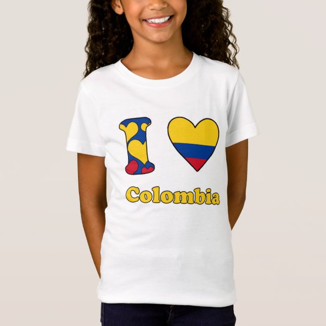I love Colombia T-Shirt (Vorderseite)