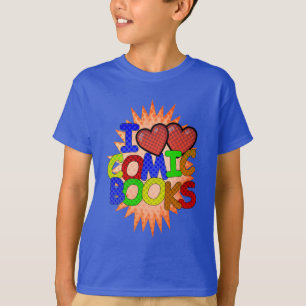 I Love Comic Books T-Shirt