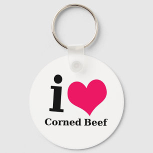 I love Corned Beef Schlüsselanhänger