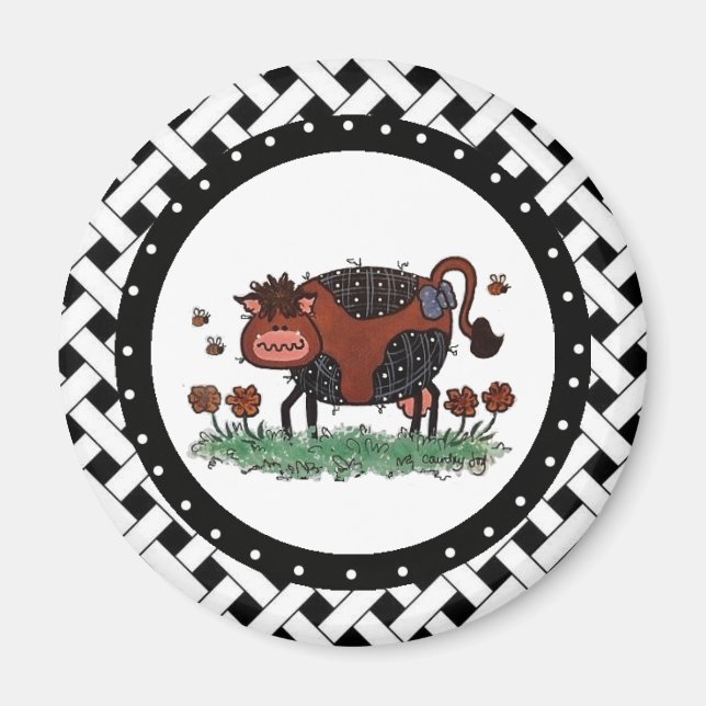 I Love Cows Magnet (Devant)