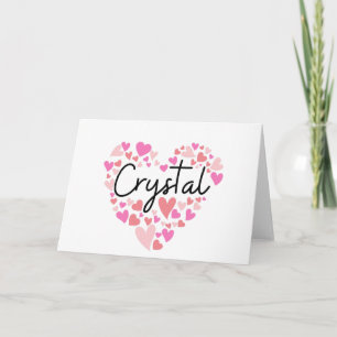I love Crystal - hearts for Crystal