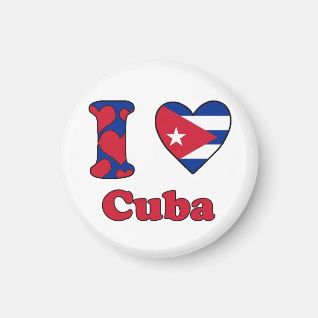 I love Cuba Magnet (Vorne)