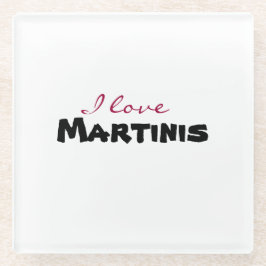 I love [customize] glasuntersetzer