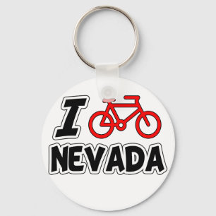 I Love Cycling Nevada Schlüsselanhänger