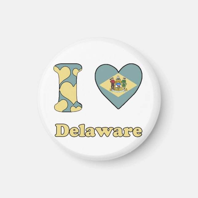 I love Delaware Magnet (Vorne)