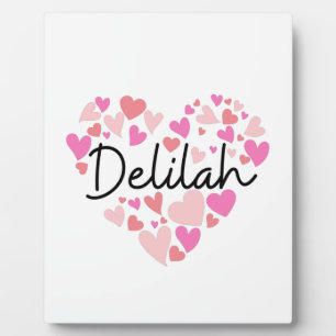 I love Delilah Fotoplatte