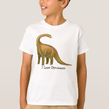 I Love Dinosaures Personnalisable T-shirt enfant