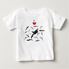 I love dolphins - Herr die Delphine Baby T-shirt