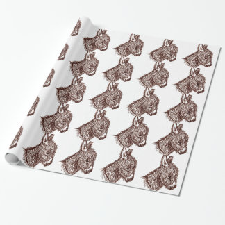I LOVE DONKEYS! GESCHENKPAPIER