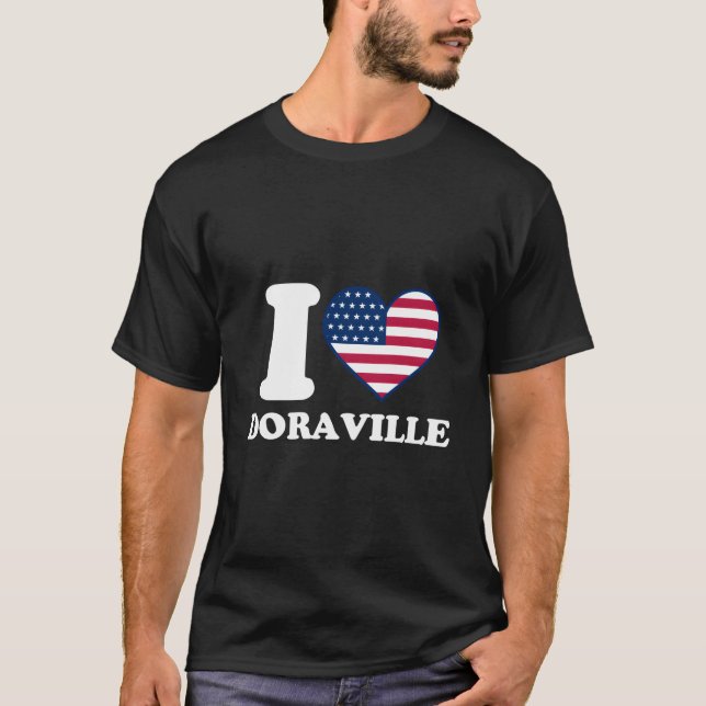 I Love Doraville I He Doraville T-Shirt (Vorderseite)