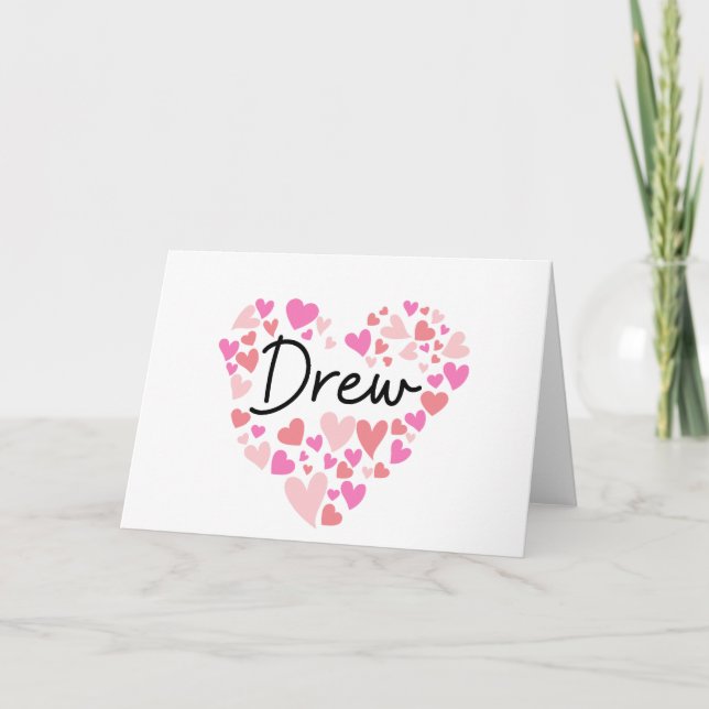 I love Drew - coeurs pour Drew (Devant)