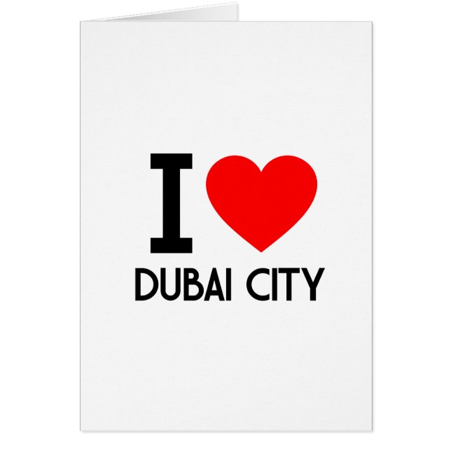 I Love Dubai City (Devant)