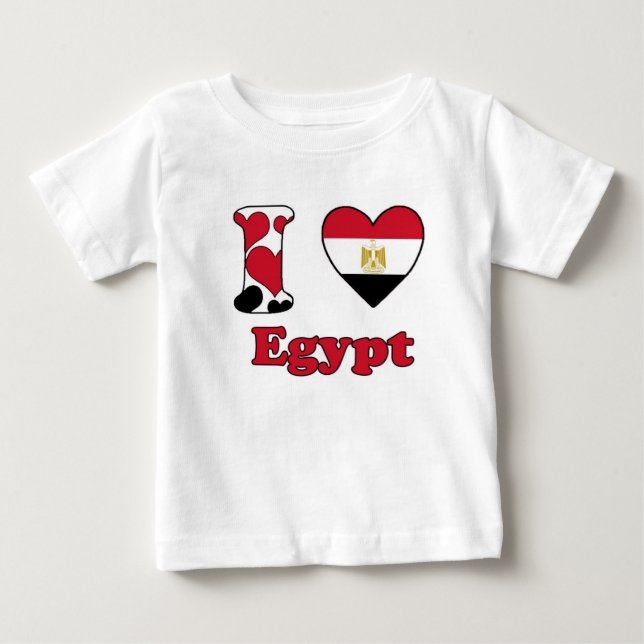 I love Egypt Baby T-shirt (Vorderseite)