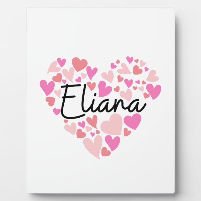 I love Eliana Fotoplatte (Vorderseite)